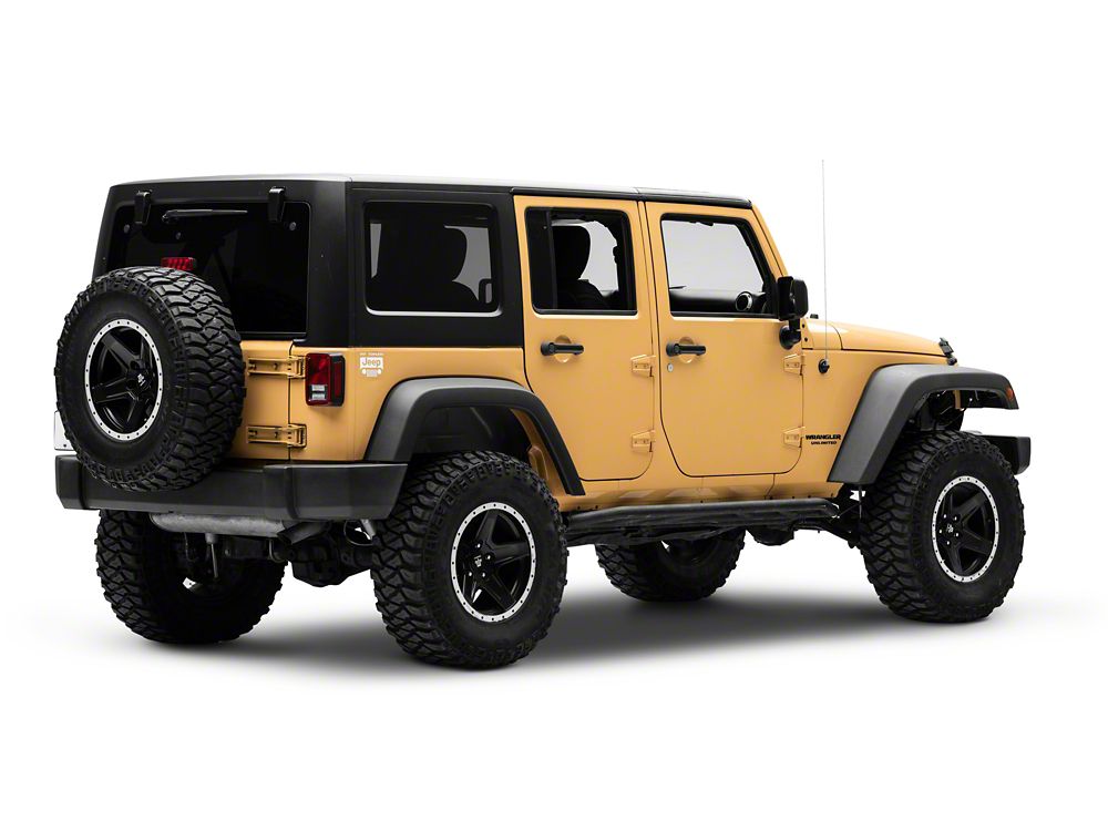 Jeep Licensed by RedRock Go Topless Jeep Decal; White (87-18 Jeep Wrangler YJ, TJ & JK)