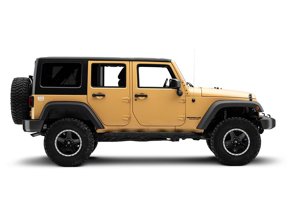 Jeep Licensed by RedRock Go Topless Jeep Decal; White (87-18 Jeep Wrangler YJ, TJ & JK)