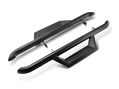 Jeep Licensed by RedRock HD Drop Side Step Bars with Jeep Logo (07-18 Jeep Wrangler JK 2-Door)