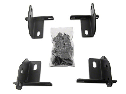 Jeep Licensed by RedRock HD Drop Side Step Bars with Jeep Logo (07-18 Jeep Wrangler JK 2-Door)