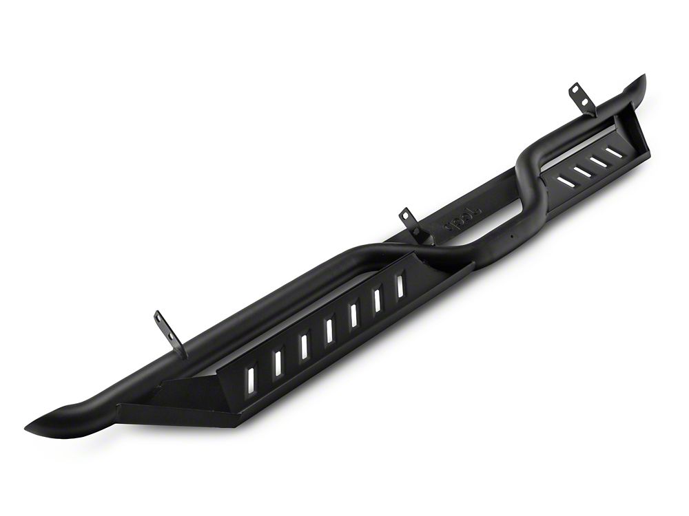 Jeep Licensed by RedRock HD Drop Side Step Bars with Jeep Logo (07-18 Jeep Wrangler JK 4-Door)