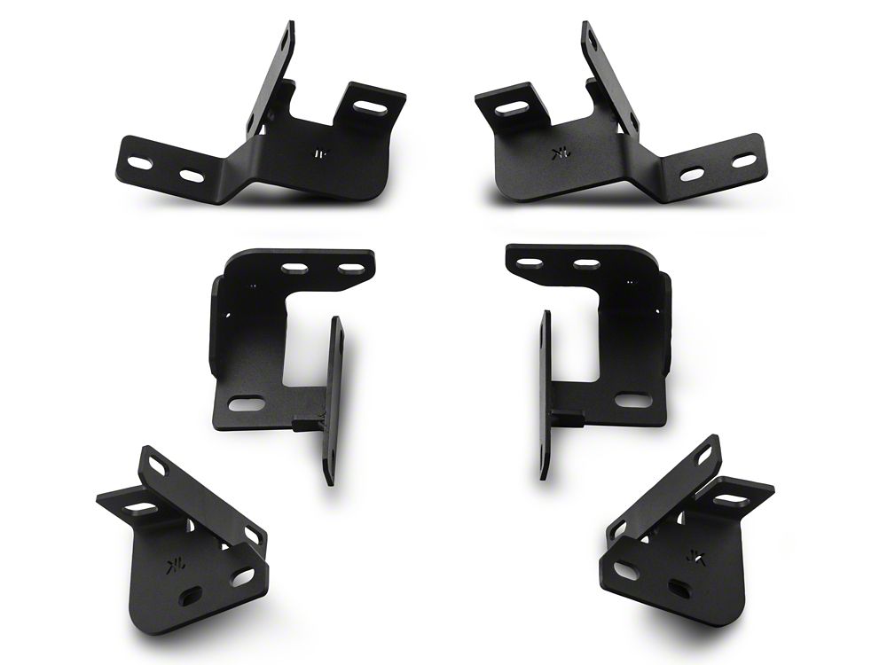 Jeep Licensed by RedRock HD Drop Side Step Bars with Jeep Logo (07-18 Jeep Wrangler JK 4-Door)