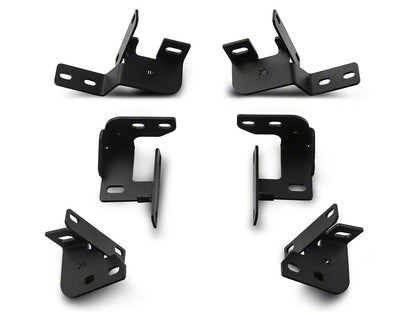 Jeep Licensed by RedRock HD Drop Side Step Bars with Jeep Logo (07-18 Jeep Wrangler JK 4-Door)