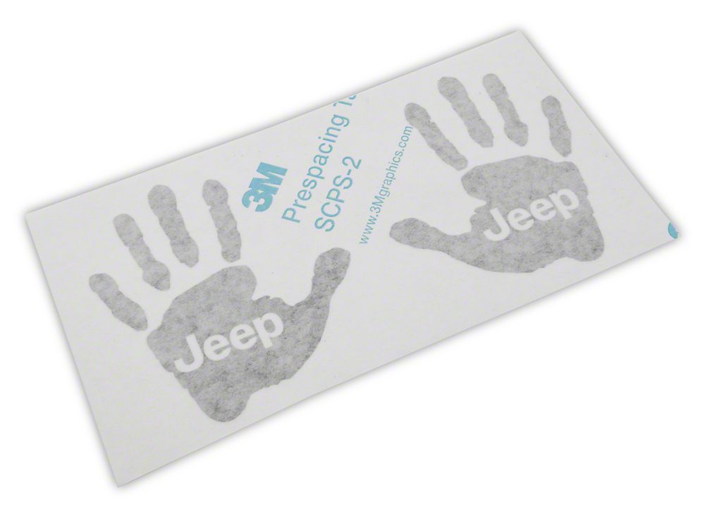 Jeep Licensed by RedRock Jeep Wave Decal; Gloss Black (87-18 Jeep Wrangler YJ, TJ & JK)