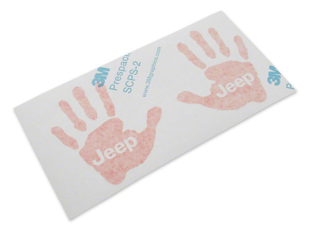 Jeep Licensed by RedRock Jeep Wave Decal; Red (87-18 Jeep Wrangler YJ, TJ & JK)