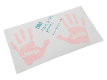 Jeep Licensed by RedRock Jeep Wave Decal; Pink (87-18 Jeep Wrangler YJ, TJ & JK)