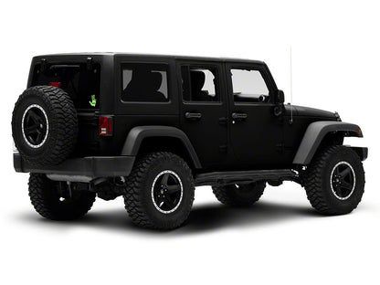 Jeep Licensed by RedRock Jeep Peace Decal; Lime (87-18 Jeep Wrangler YJ, TJ & JK)