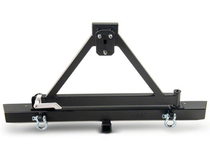 Jeep Licensed by RedRock Classic Rear Bumper with Tire Carrier and Jeep Logo (87-06 Jeep Wrangler YJ & TJ)