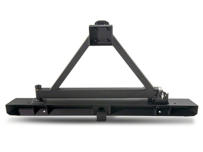 Jeep Licensed by RedRock Classic Rear Bumper with Tire Carrier and Jeep Logo (87-06 Jeep Wrangler YJ & TJ)