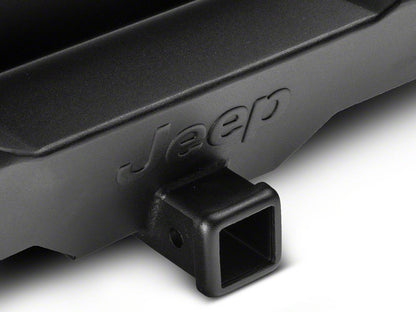 Jeep Licensed by RedRock Trail Force HD Rear Bumper with Tire Carrier and Jeep Logo (07-18 Jeep Wrangler JK)