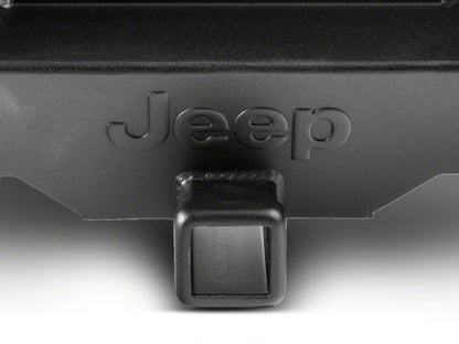 Jeep Licensed by RedRock Trail Force HD Rear Bumper with Tire Carrier and Jeep Logo (07-18 Jeep Wrangler JK)