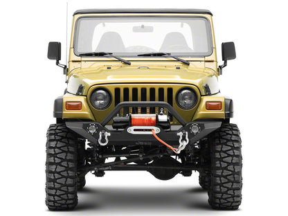 Jeep Licensed by RedRock Trail Force HD LED Front Bumper with Jeep Logo (87-06 Jeep Wrangler YJ & TJ)