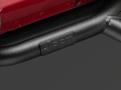 Jeep Licensed by RedRock HD Drop Side Step Bars with Jeep Logo (07-18 Jeep Wrangler JK 2-Door)