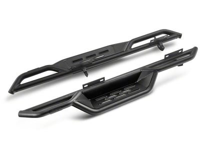 Jeep Licensed by RedRock HD Drop Side Step Bars with Jeep Logo (07-18 Jeep Wrangler JK 2-Door)