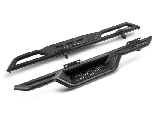 Jeep Licensed by RedRock HD Drop Side Step Bars with Jeep Logo (07-18 Jeep Wrangler JK 2-Door)