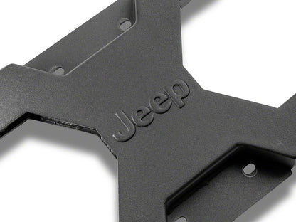 Jeep Licensed by RedRock HD Tire Carrier Bracket for OEM Tire Mount with Jeep Logo (07-18 Jeep Wrangler JK)