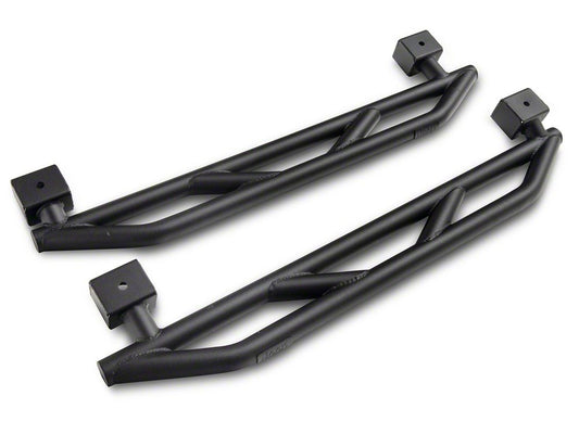 Jeep Licensed by RedRock Rock Sliders with Jeep Logo (07-18 Jeep Wrangler JK 2-Door)