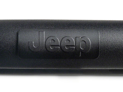 Jeep Licensed by RedRock Rock Sliders with Jeep Logo (07-18 Jeep Wrangler JK 2-Door)