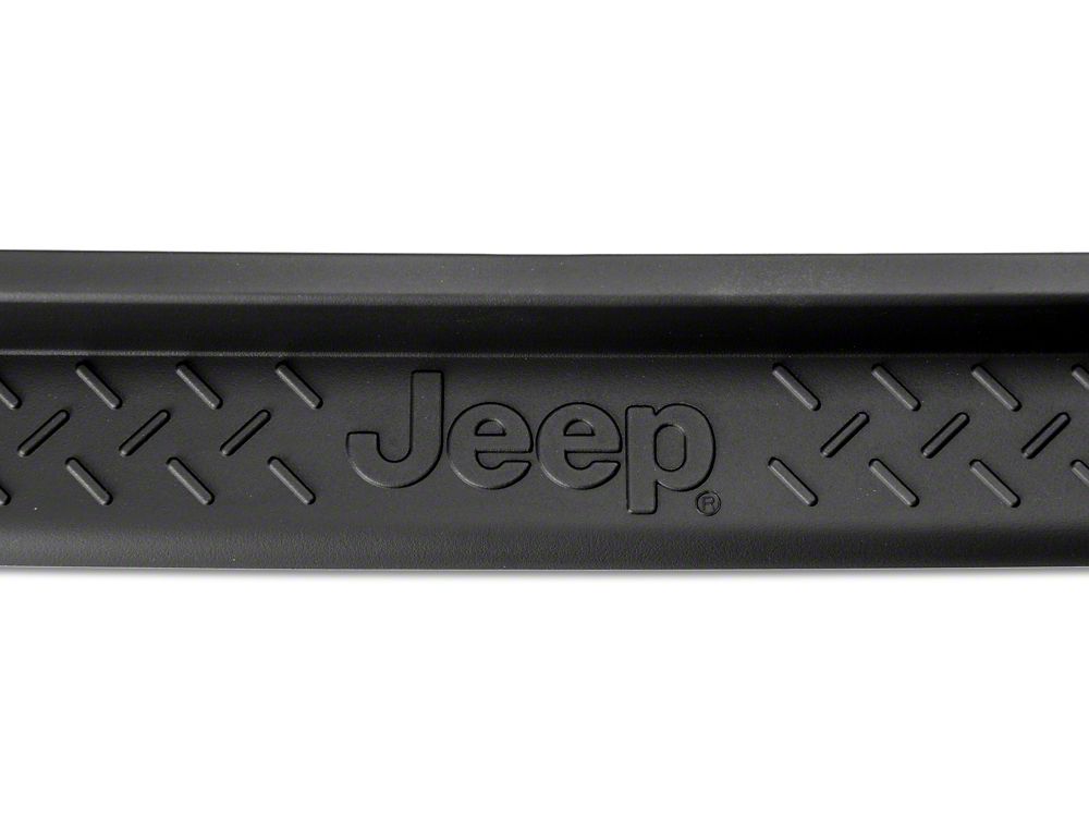 Jeep Licensed by RedRock Door Entry Guards with Jeep Logo (07-18 Jeep Wrangler JK 2-Door)