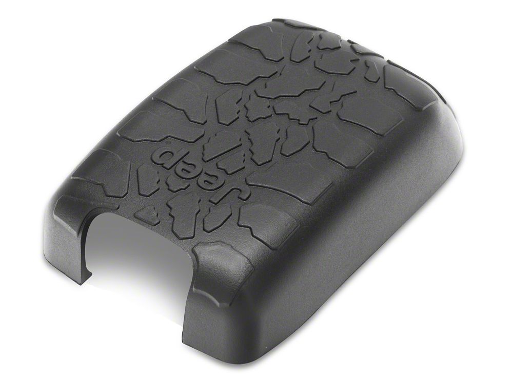Jeep Licensed by RedRock Treaded Center Console Cover with Jeep Logo (11-18 Jeep Wrangler JK)