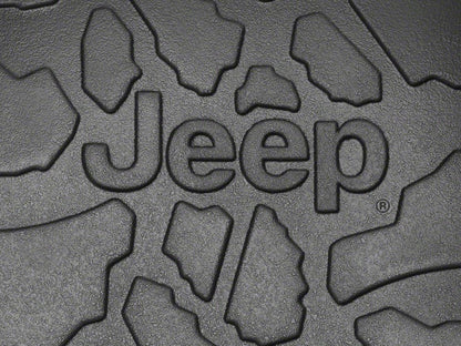 Jeep Licensed by RedRock Treaded Center Console Cover with Jeep Logo (11-18 Jeep Wrangler JK)