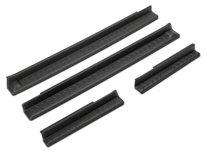 Jeep Licensed by RedRock Door Entry Guards with Jeep Logo (07-18 Jeep Wrangler JK 4-Door)