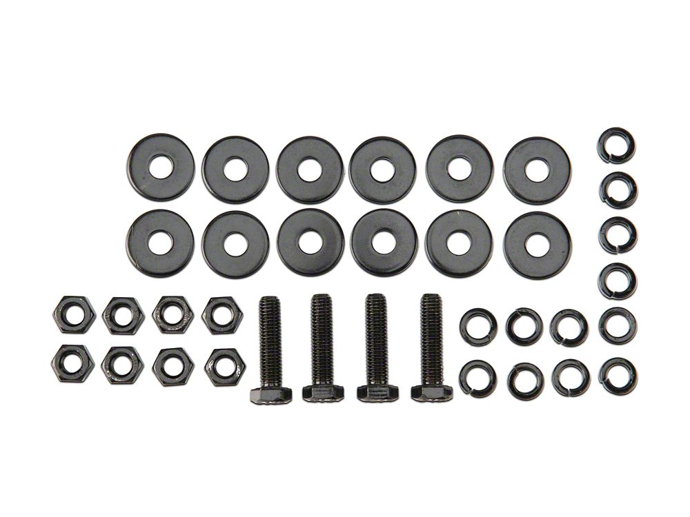 RedRock Replacement Bumper Hardware Kit for J104444 Only (07-18 Jeep Wrangler JK)