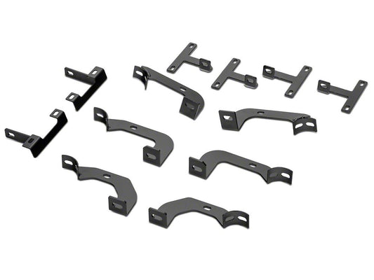 RedRock Replacement Side Step Bar Hardware Kit for J127012-JL Only (18-25 Jeep Wrangler JL 2-Door)