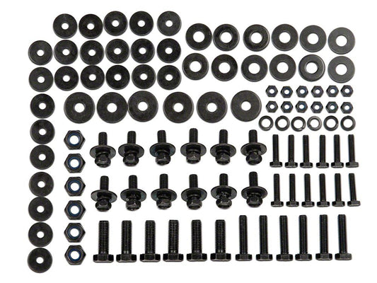 RedRock Replacement Side Step Bar Hardware Kit for J127015-JL Only (18-25 Jeep Wrangler JL 2-Door)
