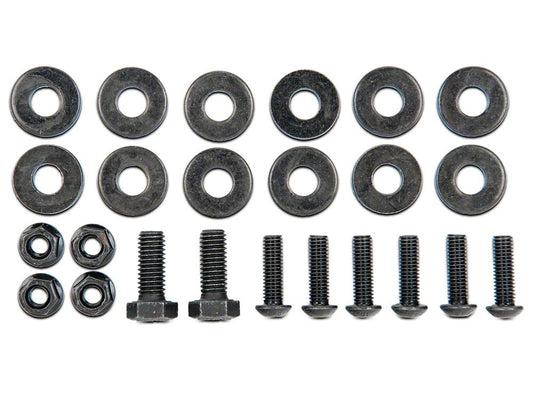 RedRock Replacement Side Step Bar Hardware Kit for J132196 Only (07-18 Jeep Wrangler JK 4-Door)