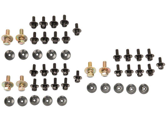 RedRock Replacement Side Step Bar Hardware Kit for J133622-JL Only (18-25 Jeep Wrangler JL 4-Door)