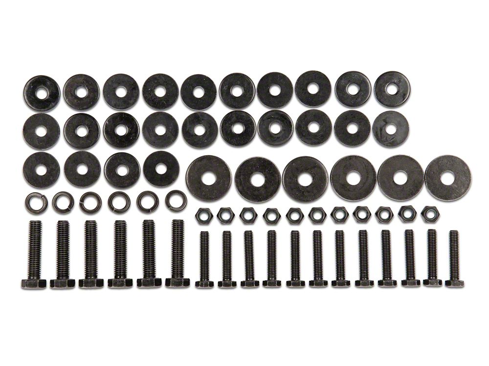 RedRock Replacement Rocker Guard Hardware Kit for J130270-JL Only (18-25 Jeep Wrangler JL 2-Door)