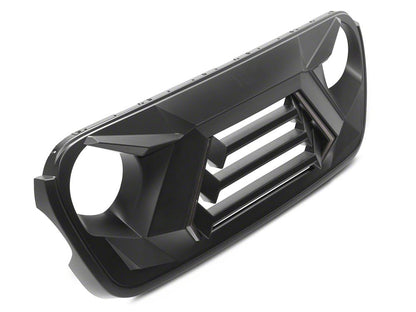 RedRock Goliath Grille with LED DRL and Turn Signals (18-25 Jeep Wrangler JL w/o TrailCam)
