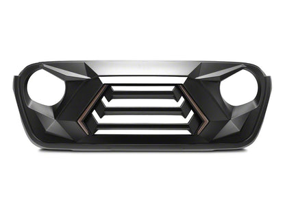 RedRock Goliath Grille with LED DRL and Turn Signals (18-25 Jeep Wrangler JL w/o TrailCam)