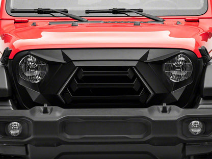 RedRock Goliath Grille with LED DRL and Turn Signals (18-25 Jeep Wrangler JL w/o TrailCam)