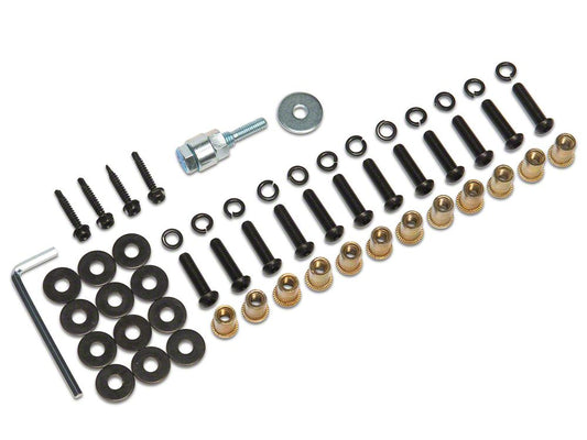 Jeep Licensed by RedRock Replacement Fender Flare Hardware Kit for J164979 Only (07-18 Jeep Wrangler JK)