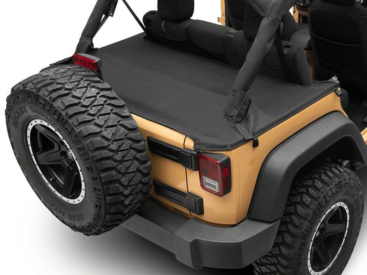 RedRock Tonneau Cover; Black Diamond (07-18 Jeep Wrangler JK 4-Door)