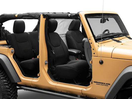 RedRock Wind Breaker; Black Diamond (07-18 Jeep Wrangler JK)
