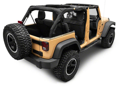 RedRock Wind Breaker; Black Diamond (07-18 Jeep Wrangler JK)
