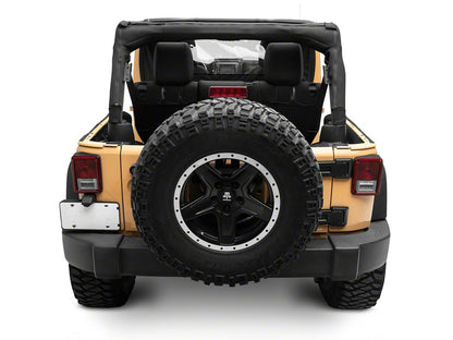 RedRock Wind Breaker; Black Diamond (07-18 Jeep Wrangler JK)