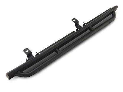 Jeep Licensed by RedRock Enhanced Rubi Rails with Jeep Logo; Textured Black (07-18 Jeep Wrangler JK 2-Door)