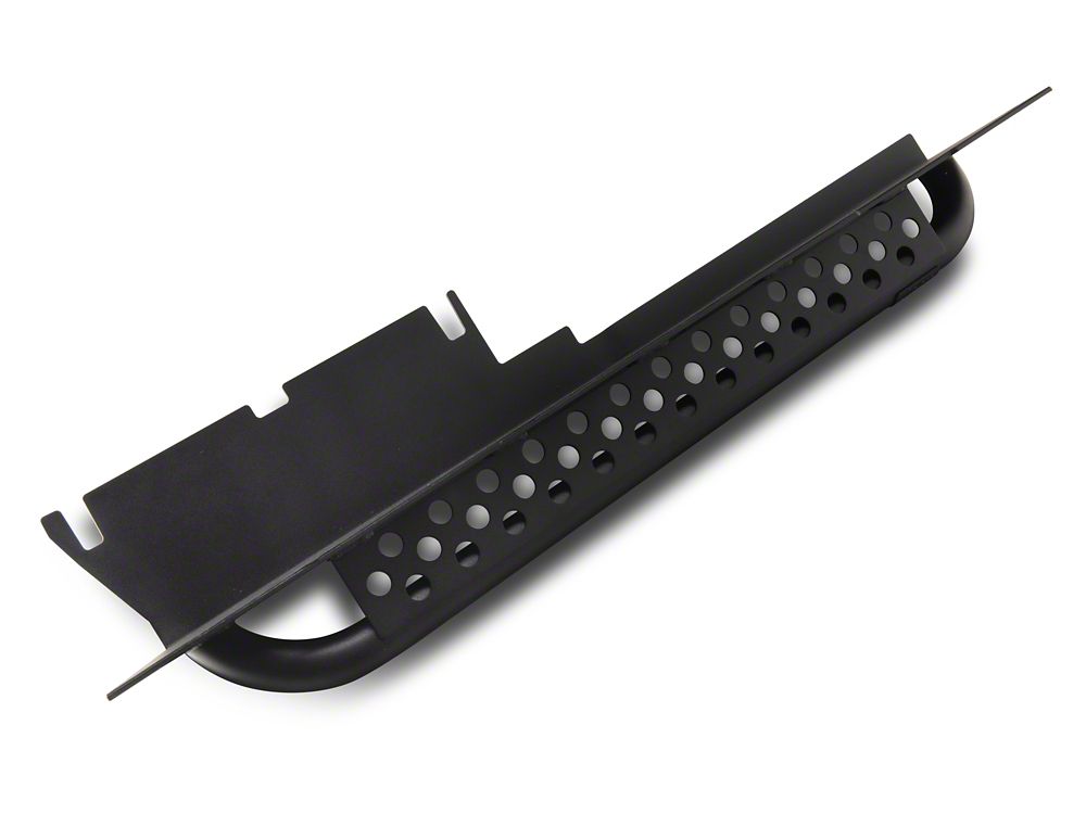Jeep Licensed by RedRock Rocker Guards with Steps and Jeep Logo (97-06 Jeep Wrangler TJ, Excluding Unlimited)