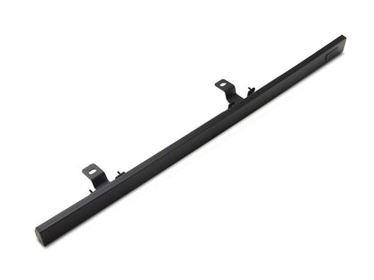 Jeep Licensed by RedRock Rubi Rails with Jeep Logo; Textured Black (07-18 Jeep Wrangler JK 2-Door)