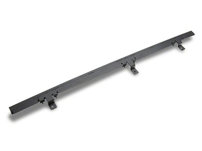 Jeep Licensed by RedRock Rubi Rails with Jeep Logo; Textured Black (07-18 Jeep Wrangler JK 4-Door)