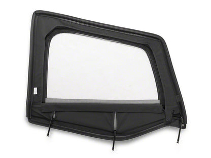 RedRock Door Skin with Frame; Driver Side; Black Denim (87-95 Jeep Wrangler YJ)