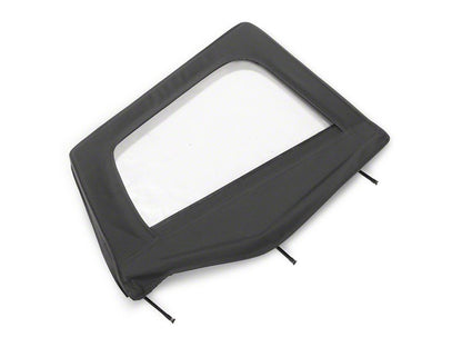 RedRock Door Skin with Frame; Driver Side; Black Denim (87-95 Jeep Wrangler YJ)