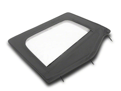 RedRock Door Skin with Frame; Passenger Side; Black Denim (87-95 Jeep Wrangler YJ)