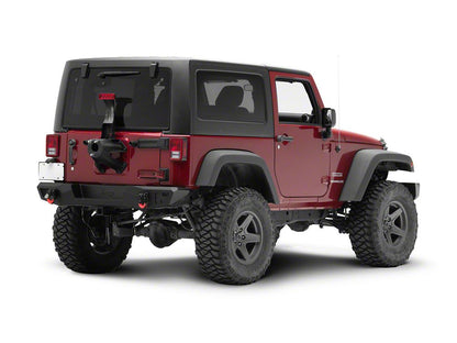 Jeep Licensed by RedRock HD Slim Rear Bumper with Jeep Logo (07-18 Jeep Wrangler JK)