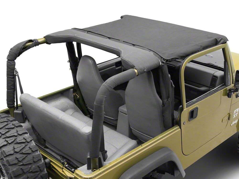 RedRock Bikini Top; Black Diamond (97-06 Jeep Wrangler TJ, Excluding Unlimited)
