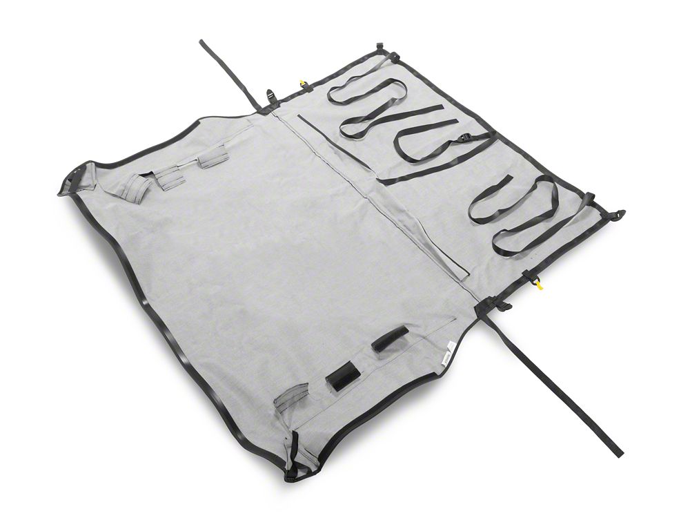 RedRock Extended Bikini Top; Black Diamond (97-06 Jeep Wrangler TJ, Excluding Unlimited)